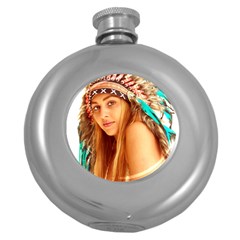 Indian 27 Round Hip Flask (5 Oz) by indianwarrior