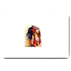 Indian 22 Large Doormat  by indianwarrior