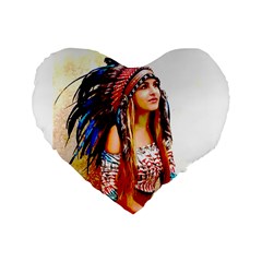 Indian 22 Standard 16  Premium Heart Shape Cushions by indianwarrior