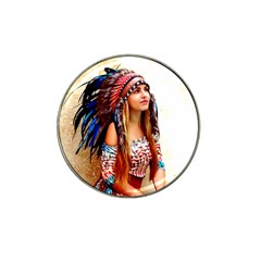 Indian 21 Hat Clip Ball Marker by indianwarrior