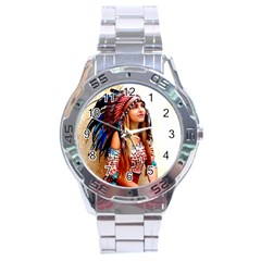 Indian 21 Stainless Steel Analogue Watch by indianwarrior