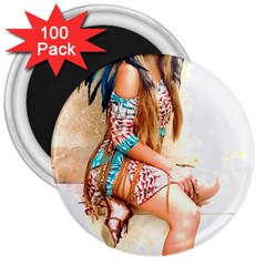 Indian 17 3  Magnets (100 Pack) by indianwarrior