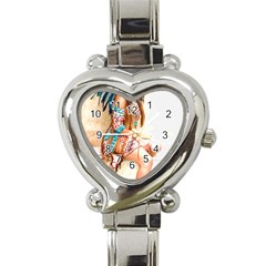 Indian 17 Heart Italian Charm Watch by indianwarrior