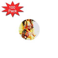 Indian 16 1  Mini Buttons (100 Pack)  by indianwarrior