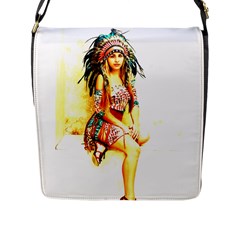 Indian 16 Flap Messenger Bag (l)  by indianwarrior