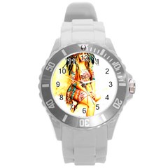 Indian 16 Round Plastic Sport Watch (l)