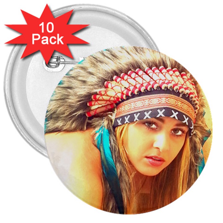 Indian 14 3  Buttons (10 pack) 
