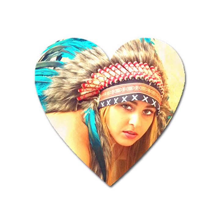 Indian 14 Heart Magnet