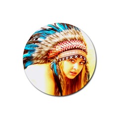 Indian 12 Rubber Coaster (round) 