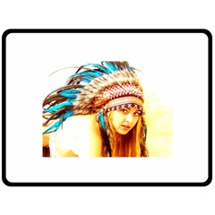 Indian 12 Fleece Blanket (Large) 