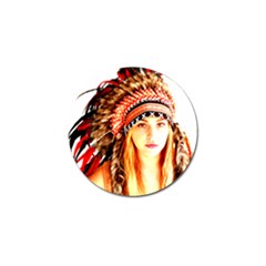 Indian 3 Golf Ball Marker by indianwarrior