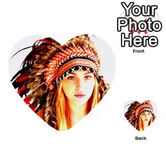 Indian 3 Multi-purpose Cards (heart)  by indianwarrior