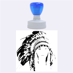 Indian 3 Rubber Round Stamps (large) by indianwarrior