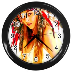 Indian 26 Wall Clocks (black) by indianwarrior
