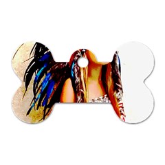 Indian 22 Dog Tag Bone (two Sides)