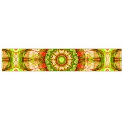 Red Green Apples Mandala Flano Scarf (large) by Zandiepants