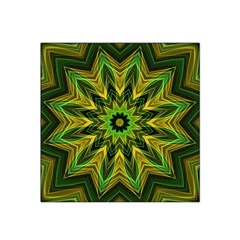 Woven Jungle Leaves Mandala Satin Bandana Scarf by Zandiepants