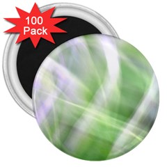 Green and Purple Fog 3  Magnets (100 pack)