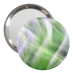 Green and Purple Fog 3  Handbag Mirrors