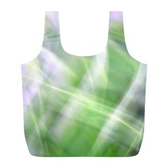 Green and Purple Fog Full Print Recycle Bags (L) 