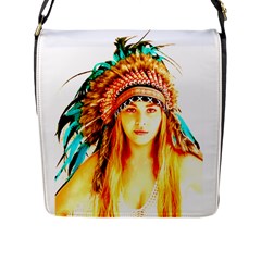 Indian 29 Flap Messenger Bag (l)  by indianwarrior