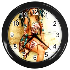 Indian 15 Wall Clocks (black) by indianwarrior