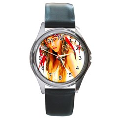 Indian 26 Round Metal Watch by indianwarrior