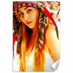 Indian 26 Canvas 24  X 36  by indianwarrior