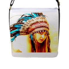 Indian 12 Flap Messenger Bag (l)  by indianwarrior