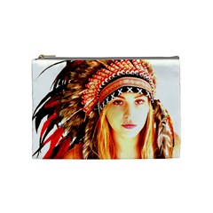 Indian 3 Cosmetic Bag (medium)  by indianwarrior