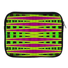 Bright Green Pink Geometric Apple Ipad 2/3/4 Zipper Cases