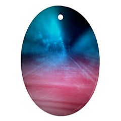 Aura By Bighop Collection Oval Ornament (two Sides) by bighop