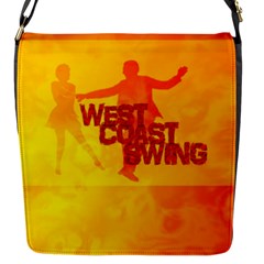 West Coast Swing Flap Messenger Bag (s) by LetsDanceHaveFun