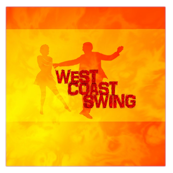 West Coast Swing Large Satin Scarf (Square)