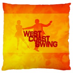 West Coast Swing Standard Flano Cushion Case (two Sides) by LetsDanceHaveFun