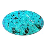 Aquamarine Collection Oval Magnet Front