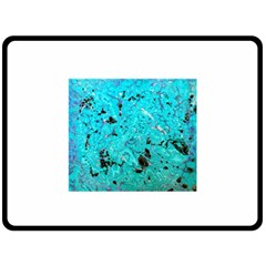 Aquamarine Collection Double Sided Fleece Blanket (large)  by bighop