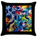 Colors of the world Bighop Collection by Jandi Throw Pillow Case (Black) Front