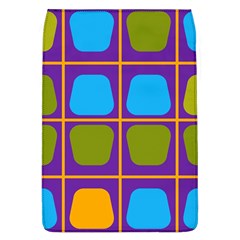 Shapes In Squares Pattern 			removable Flap Cover (l) by LalyLauraFLM