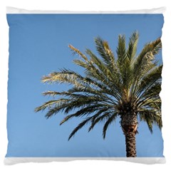 Tropical Palm Tree  Large Cushion Case (one Side) by BrightVibesDesign