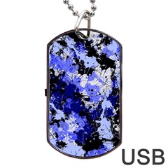 Abstract #7 Dog Tag Usb Flash (two Sides) 