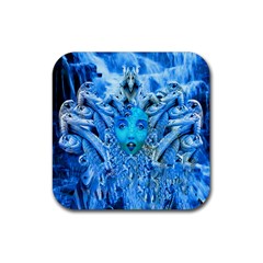 Medusa Metamorphosis Rubber Square Coaster (4 Pack)  by icarusismartdesigns