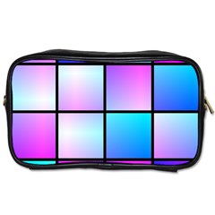 Gradient squares pattern  Toiletries Bag (Two Sides)