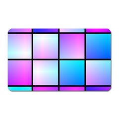 Gradient squares pattern  			Magnet (Rectangular)