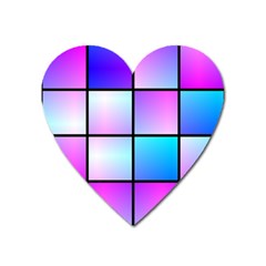 Gradient squares pattern  			Magnet (Heart)