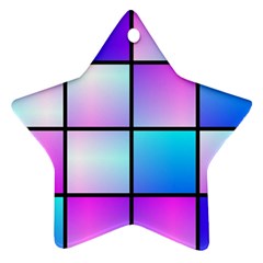 Gradient squares pattern  			Ornament (Star)