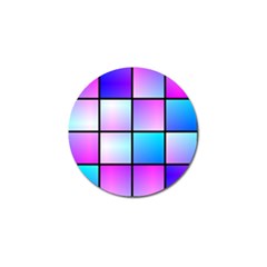 Gradient squares pattern  			Golf Ball Marker