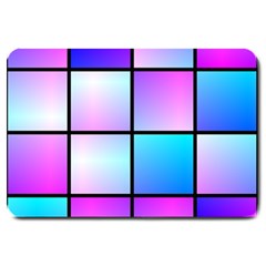 Gradient squares pattern  			Large Doormat