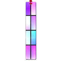 Gradient Squares Pattern  			large Book Mark by LalyLauraFLM