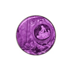 Vintage Purple Lady Cameo Hat Clip Ball Marker (4 Pack) by BrightVibesDesign